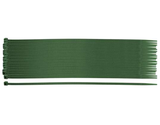 Κλιπ κήπου 4,8 x 300mm. 50 τεμάχια. πράσινα