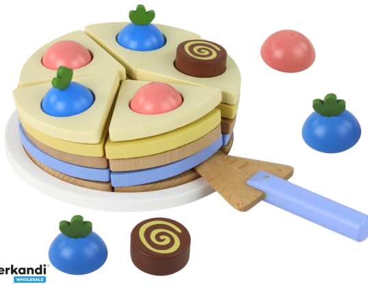 Wooden Cake Cake Pieces 8 pcs.