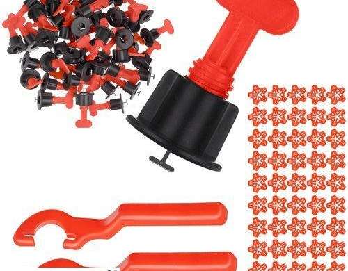 Sistema de nivelación de baldosas 150 pcs llaves