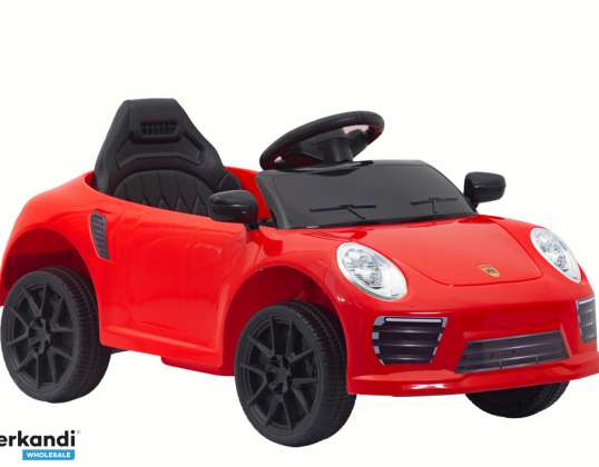Batterij aangedreven auto WMT 666 rood