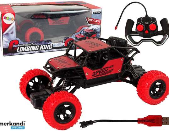 Ferngesteuertes Auto R/C Off-Road 1:18 Rot