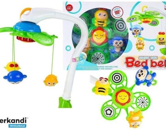 Bed Bell 2in1 Ledikant Carrousel met Muziekdoosje
