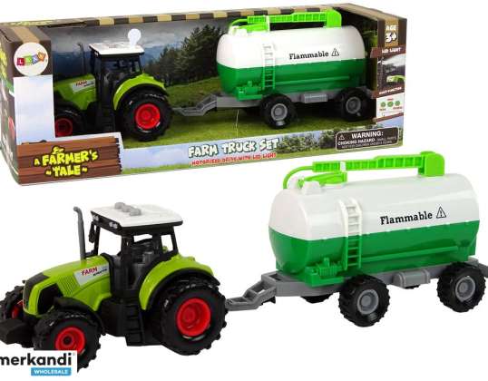 Traktor for barn med tilhenger Tanker Car Farm