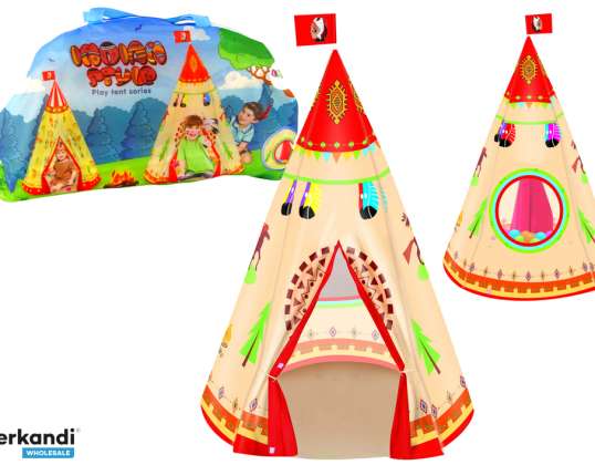 Tipi telt for barn Indisk stil Garden Cream 160 cm x 105 cm