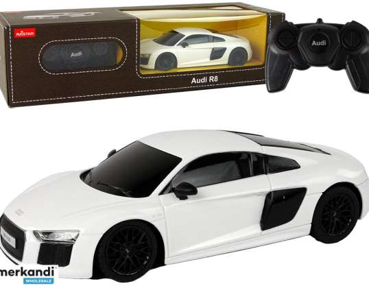 Auto R/C Audi R8 1:24 Rastar Balts