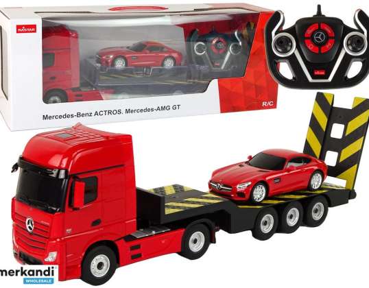 Grúa Coche R/C Mercedes Benz 1:26 Rojo