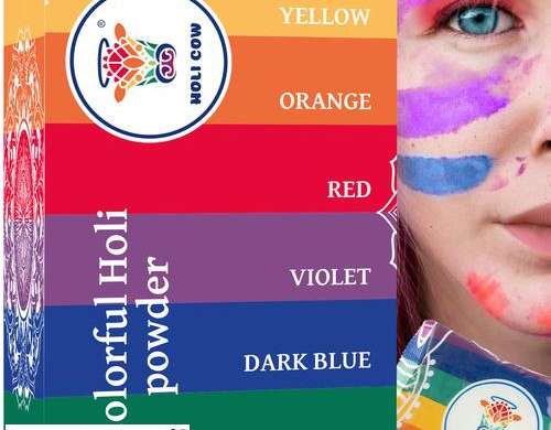Bunter Holi-Pulver  Set 6x100g