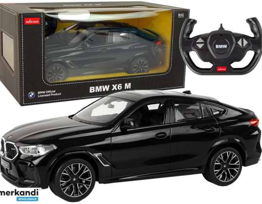 Auto R/C BMW X6 M 1:14 Rastar Melns