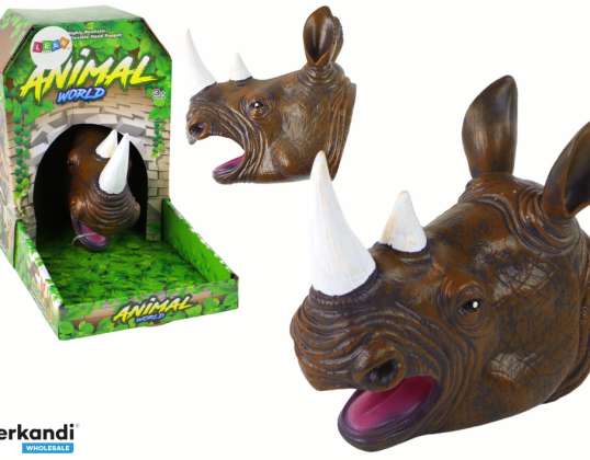 Rhinoceros Marionetta Animale Marrone