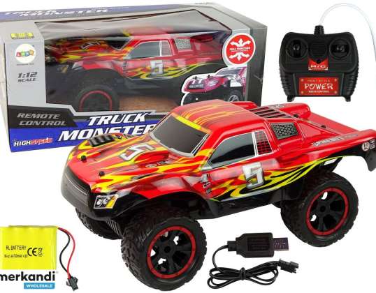 Véhicule tout-terrain RC R/C 1:12 20 km/h Rouge