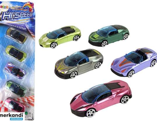Fahrzeug-Set Bunte Autos 5-teilig
