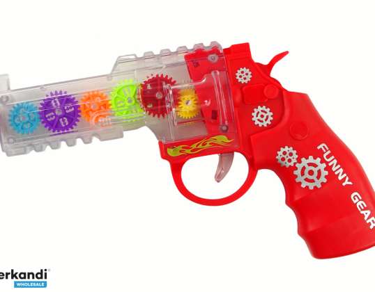 Gun Colorful Lights Sound Red
