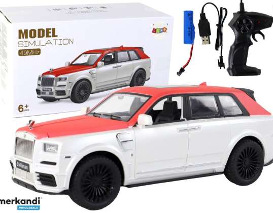 Auto R/C 1:20 Wit Rood Auto Afstandsbediening