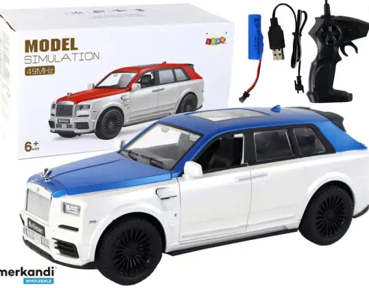 Otomatik R/C 1:20 Beyaz/Mavi Uzaktan Kumandalı