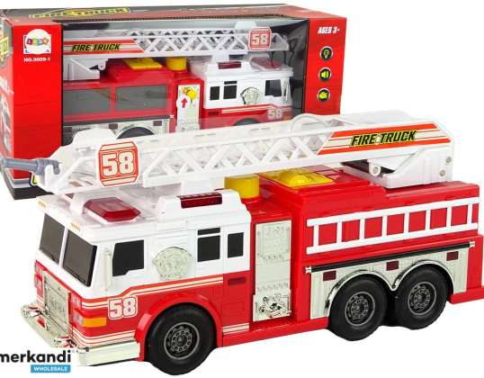 camion de pompiers pompiers sons de rouge clair