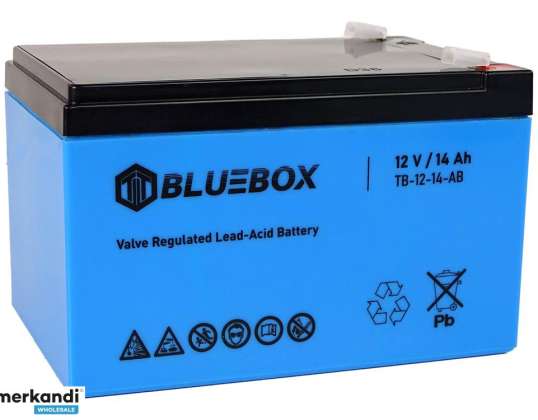 BLUEBOX VRLA AGM gel accu 12V14Ah voor accu auto