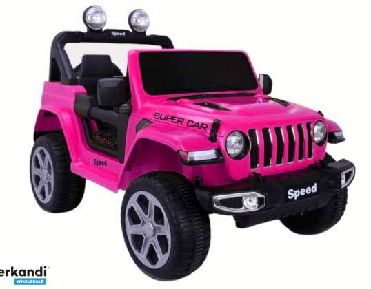 Bateriové vozidlo FT 938 růžové lakované 4x4