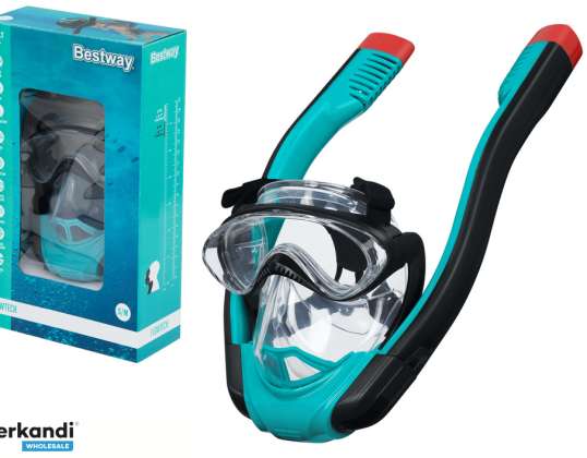 Dalış Maskesi Tam Yüz Maskesi ?? Şnorkelle Dalış Şnorkel S/M Bestway 24060