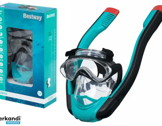 Dalış Maskesi Tam Yüz Maskesi ?? Şnorkelle Dalış L/XL Bestway 24058