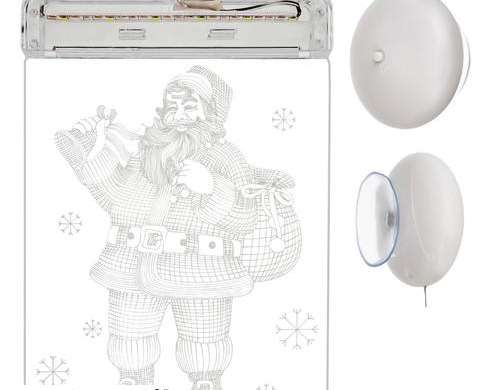 LED Vitray 3D Noel Baba OSI 00017224