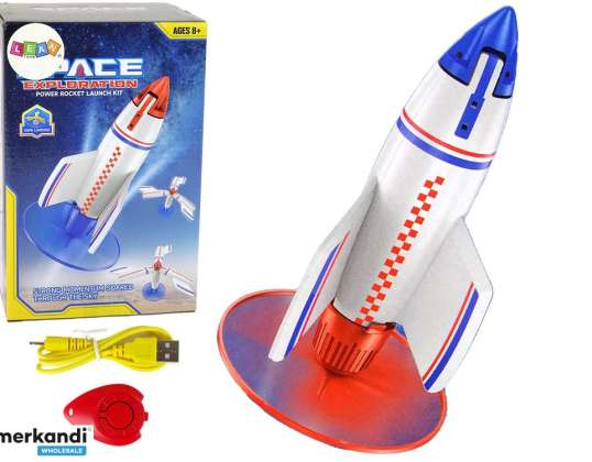 Rocket Launcher Flying Charger White 21 cm
