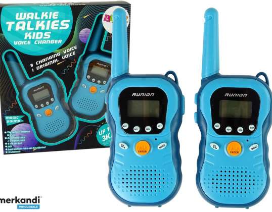 Walkie-Talkies Set Walkie-Talkies für Kinder Blau 2-tlg.