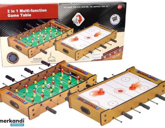 2-i-1 Trebord Fotball Air Hockey