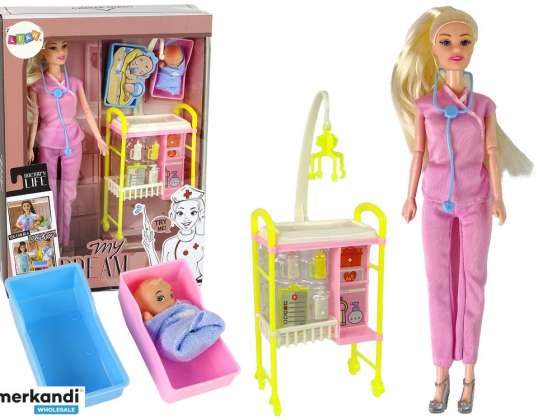 Baby Doll Doctor Accessoires voor lang haar