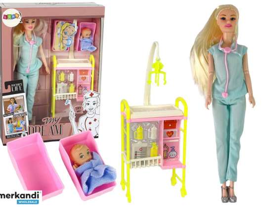 Baby Doll Doctor Accessoires voor lang haar