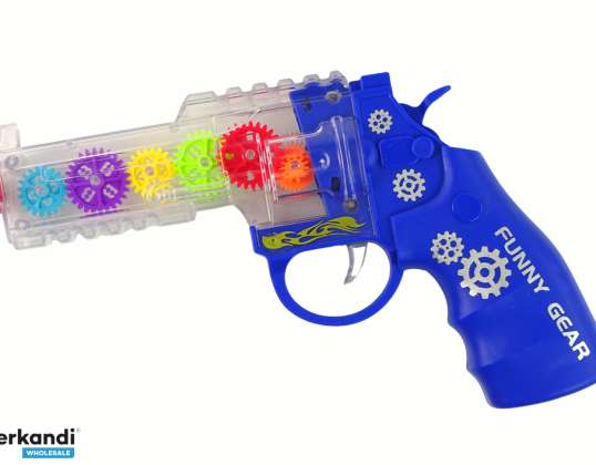 Gun Bunte Lichter klingen blau