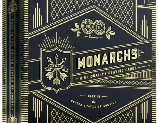 KER 31771 Monarchs deck kaarten zwart