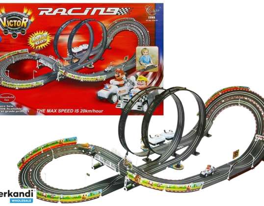 Pista de coches 2 coches Mario RC 452cm 20km/h