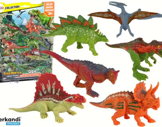 Dinosaurier Figuren Set 6-tlg bunt