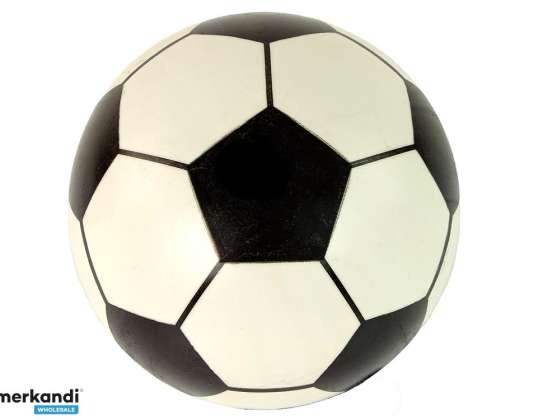 Ball Weiß Schwarz Gummi Groß 23 cm Leicht