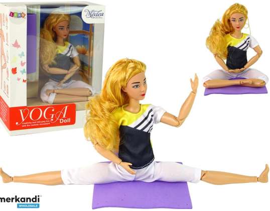 Baby Doll Yoga Mat Довге світле волосся