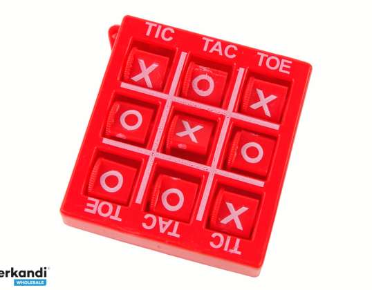 Tic Tac Toe Game 4,5 cm punainen