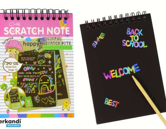 Scratch Off Notitieboekje voor Kinderen Roze