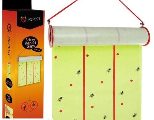 Insektu Līmi Rullis 10m Repest 19052