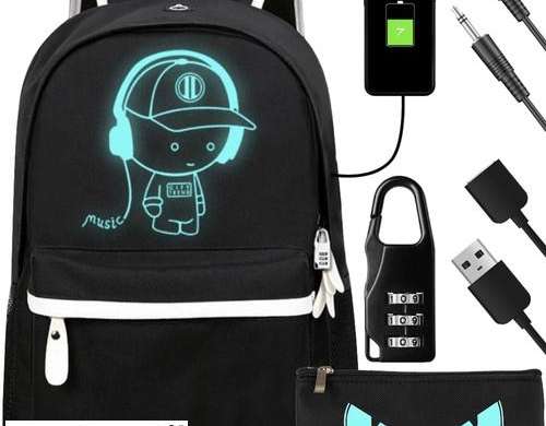 USB Ransel med Lys Kruzzel 19374