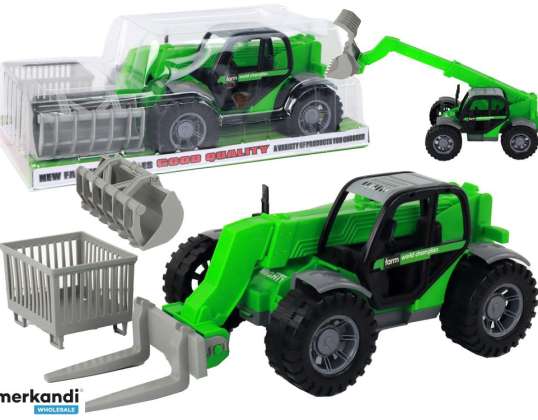 Landbouwvoertuig Tractor Groene Kraan Landbouwmachine