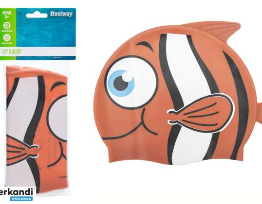 Orange Fisch Badekappe Bestway 26025