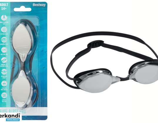 Bestway 21066 Black Mirrored Swimming Goggles
