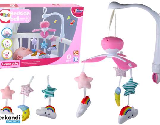 Babybedje Carrousel Sound Sky Roze