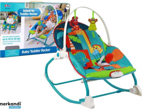 Bouncer Rocker 2in1 Baby Rocker Seat Ήχοι Δονήσεις Δεινόσαυροι