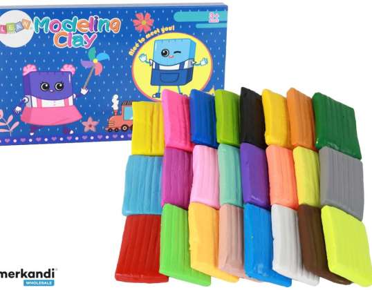 Set creativo de plastilina para modelar, 24 colores surtidos