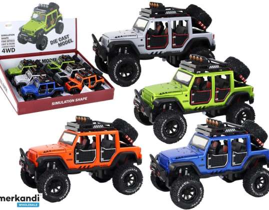 Auto Off-road Voertuig 4x4 Lichten Geluiden 4 Kleuren