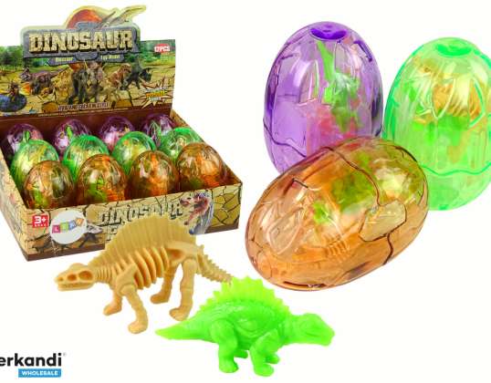 Groot Dinosaurus Ei 2 Beeldjes Dinosaurus Ei 9 cm