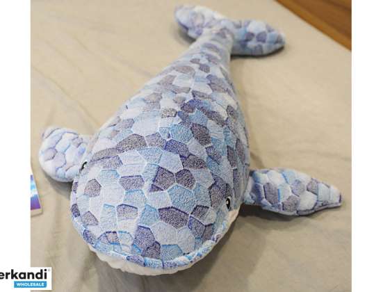 Plush Toy Gray Whale 110 cm