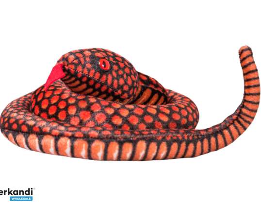 Plush Mascot Snake Red 100 cm