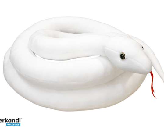 Weißes Schlangen-Plüsch-Maskottchen 300 cm